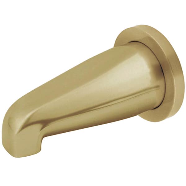 Non-Diverter, Tub Spout, Polished Brass